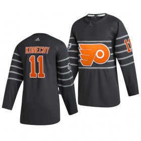 Philadelphia Flyers Trikot Travis Konecny 11 Grau 2020 NHL All-Star Adidas Authentic - Herren